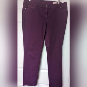 Two by Vince Camuto Purple Women Jeans